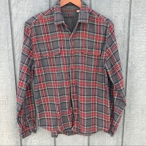 Woolrich Plaid Button Down Flannel Casual Shirt L